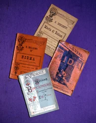 Opera booklets (Giuseppe Verdi, Vincenzo Bellini, Gaetano Donizetti)