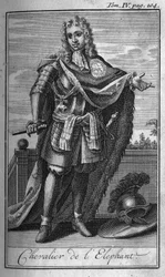 Orders of Chivalry. Knight of the elephant in Denmark in the 15th century. In 