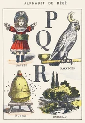 P Q R: doll, persimmon, hive, stream