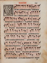 Page of the liturgy book Liber Sacerdotalis by Castellini