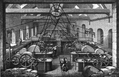 Paper making in the 19th century
