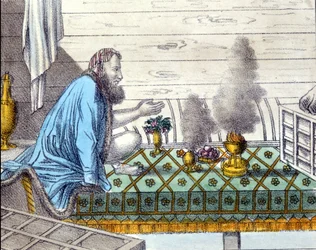 Parsis in worship of fire