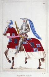 Pierre, Viscount de Rohan, Sire de Gie (1451-1513). Marshal of France. Engraving of 1830.
