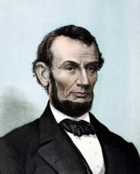 Portrait of Abraham Lincoln (1809 - 1865) 16th President of the United States