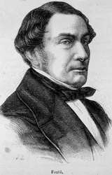 Portrait of Achille Fould, a French Jewish banker, a supporter of free trade and Saint-Simonism