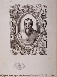 Portrait of Adrian Willaert (woodcut)