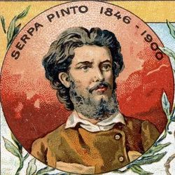 Portrait of Alexander Alberto da Rocha Serpa Pinto. Portuguese Explorer (1846 to 1900)
