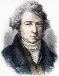 Portrait of André Marie Ampère (1775-1836), French physicist