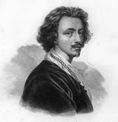 Portrait of Anthony van Dyck, Flemish painter and engraver (1599-1641)