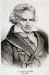 Portrait of Beethoven (1770 - 1827)