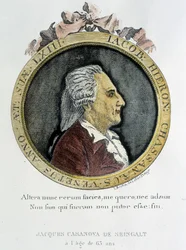 Portrait of Casanova (1725 - 1798) - Portrait in Frontispiece, in 