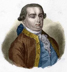 Portrait of Cesare Bonesana, Marquis de Beccaria (1738 - 1794), Italian jurist