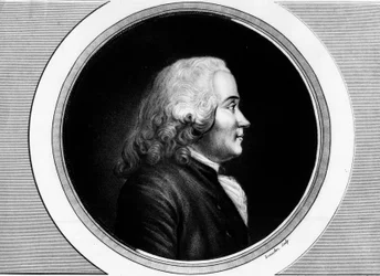 Portrait of Chretien Guillaume de Malesherbes. Engraving in 