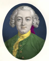 Portrait of Claude Adrien Helvétius (1715-1771) French philosopher