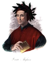 Portrait of Dante (1265-1321), Italian poet