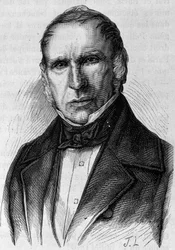 Portrait of Dupin Ainé (1783 - 1865). Engraving of the end of the 19th century in 