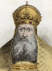 Portrait of Emperor Rodolph of Habsburg, German Roman Emperor