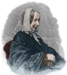 Portrait of Fredrika Bremer (1801-65) a Swedish writer and a feminist activist