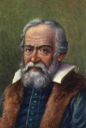 Portrait of Galileo Galilei, Italian Astronomer