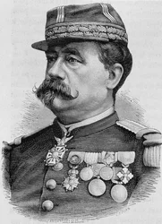Portrait of General Carré de Bellemarre. Engraving from 