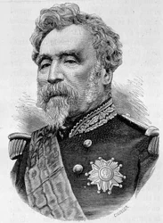 Portrait of General de la Motterouge. Engraving in 