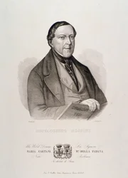 Portrait of Gioacchino Rossini (engraving)