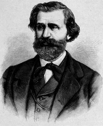 Portrait of Giuseppe Verdi, Italian composer (1813 - 1901)