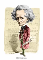 Portrait of Hector Berlioz by Carjat
