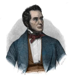 Portrait of Heinrich Wilhelm August Freiherr von Gagern (1799-1880), statesman who argued for the unification of Germany