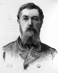Portrait of Henri Roulleaux Dugage (1849-1887) deputy between 1885 and 1887.