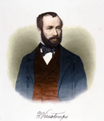 Portrait of Henri Vieuxtemps (1820-1881), Belgian conductor and composer