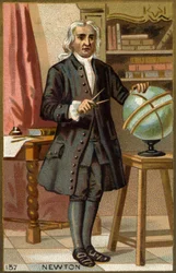 Portrait of Isaac Newton (1642-1727), English mathematician, physicist and astronomer