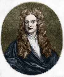 Portrait of Isaac Newton (1642-1727), English Physicist