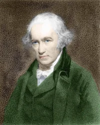 Portrait of James Watt (1736-1819), British engineer