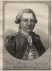 Portrait of Jean Francois de Galaup, Count of La Perouse (1741-1788) - illustration taken from 