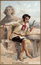 Portrait of Jean-François Champollion, Known as the Younger (1790 - 1832), French Egyptologist