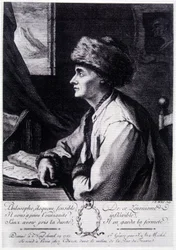 Portrait of Jean Jacques Rousseau