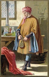 Portrait of Jehan Gobelin, dry cleaner of the 15th century