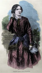 Portrait of Jenny Lind (1820-1887), Swedish singer