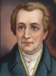 Portrait of Johan Wolfgang Goethe, German Writer