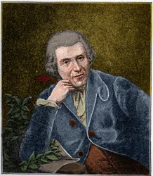 Portrait of Johann Wilhelm Ludwig Gleim, German poet