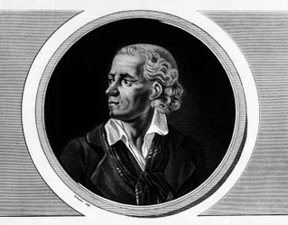 Portrait of Joseph Chalier, French politician (1747-1793), prosecutor of the Commune in Lyon. Engraving in 