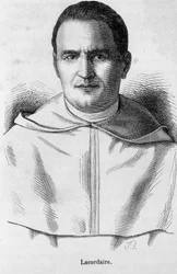 Portrait of Lacordaire, French priest and Dominican (1802 - 1861)