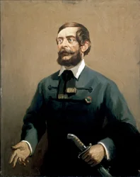 Portrait of Lajos Kossuth, Hungarian Statesman and Revolutionary