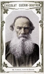 Portrait of Lev Nikolayevich, Count Tolstoy (Leo Tolstoy), Russian Writer (1828-1910)