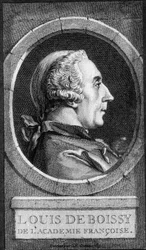 Portrait of Louis de Boissy of the French Academy
