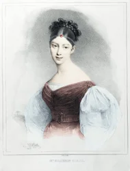 Portrait of Mrs. Malibran Garcia - Singer Mezzo Soprano