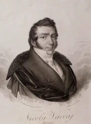 Portrait of Nicola Vaccai (engraving)