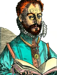 Portrait of Orlandus Lassus holding an open book