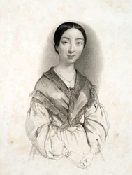 Portrait of Pauline Viardot, Mezzo Soprano (1821-1910)